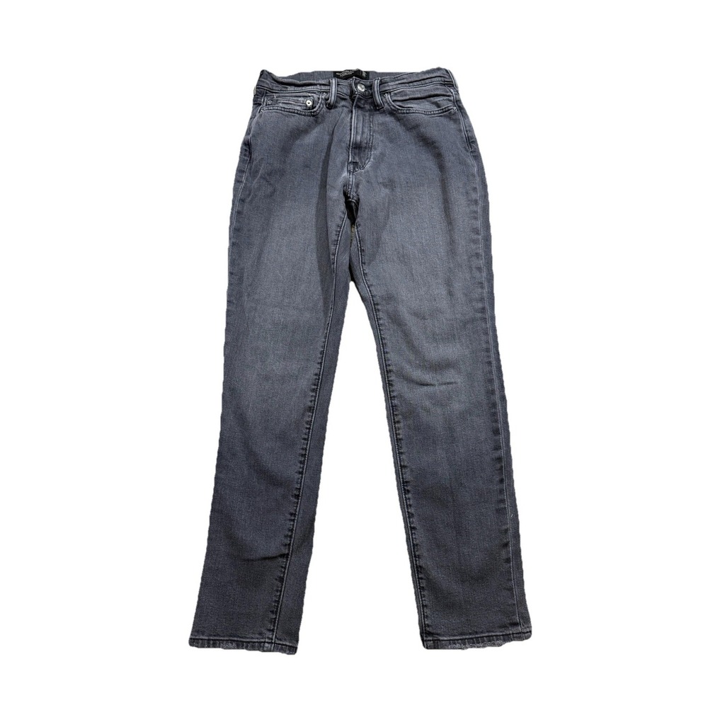 Abercrombie Fitch Men's Athletic Slim Gray Jeans Casual Outdoors Denim Gray 29W